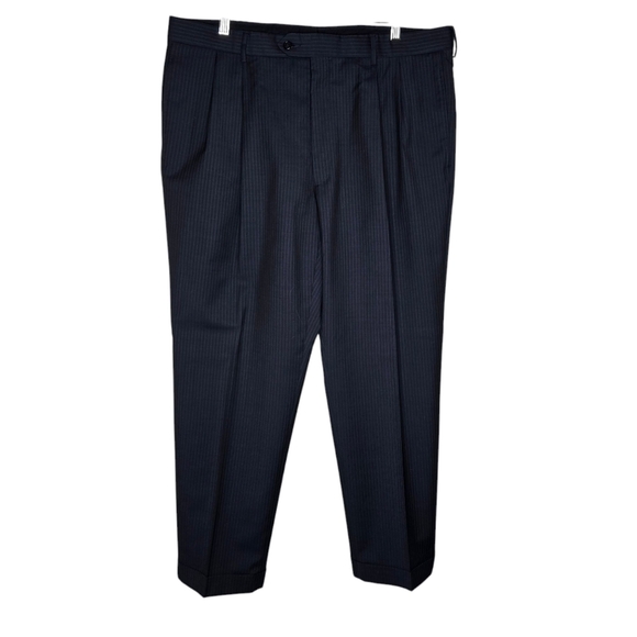 Jos A Bank Signature Collection Tailored Black Pinstripe Suit - Picture 4 of 9
